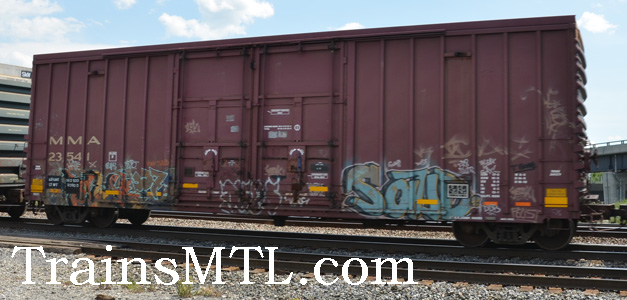 Car/wagon MMA23541 left side / coté gauche